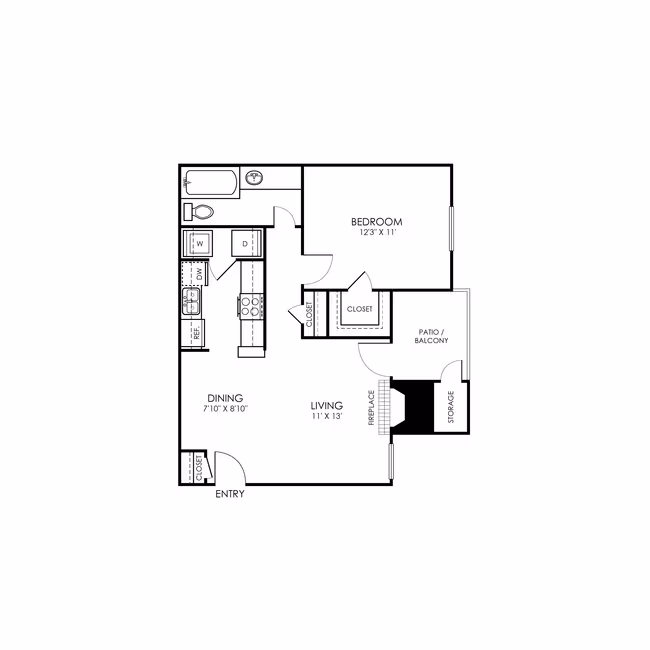 Unit 421 421 floor plan